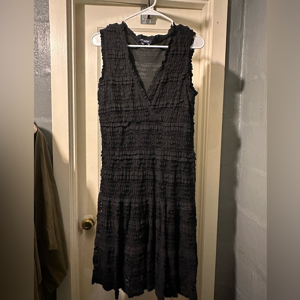 MAX EDITION Black Stretchy Lace XL Dress